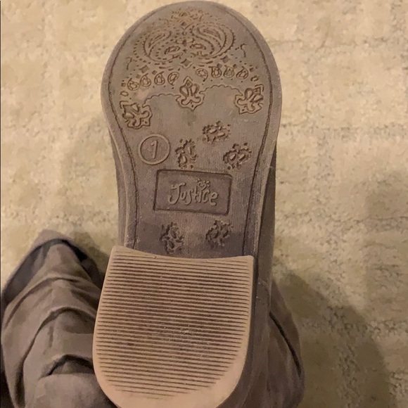 Justice girls boots size 1 - Picture 7 of 7